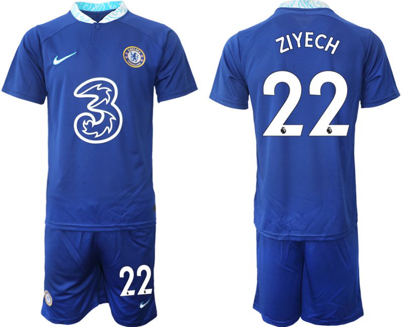 Men 2022-2023 Club Chelsea FC home blue #22 Soccer Jersey->customized soccer jersey->Custom Jersey